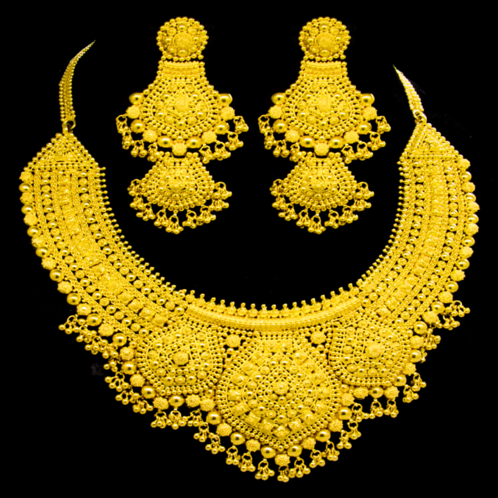 22K Gold Necklace Set